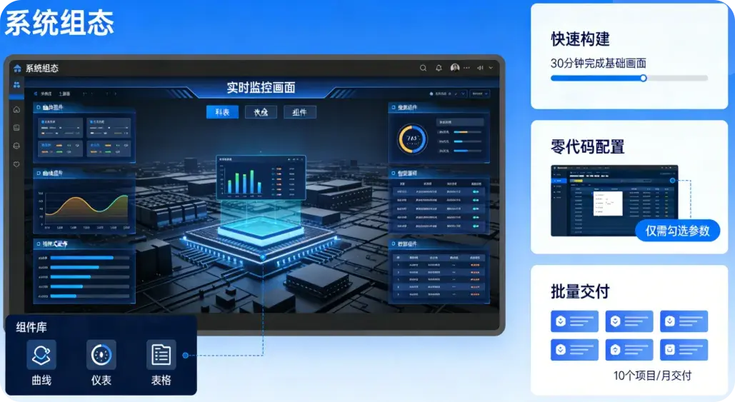 告别自研上位机，摩尔信使的一站式专用上位机PLC、DCS、SCADA